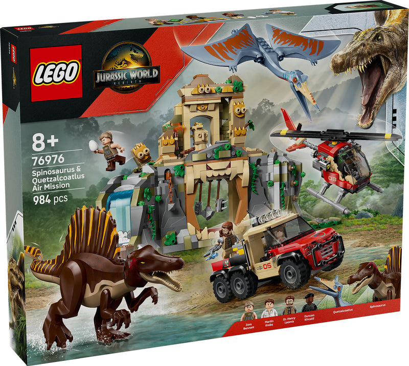 LEGO Jurassic World 76976 Spinosaurus en Quetzalcoatlus luchtmissie