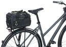Bagagedragertas / schoudertas Basil Miles Trunkbag - 7 liter - black lime