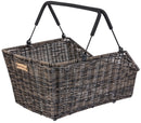 Fietsmand Basil Cento Rattan Look Multi System 49 x 34 x 26 cm - bruin