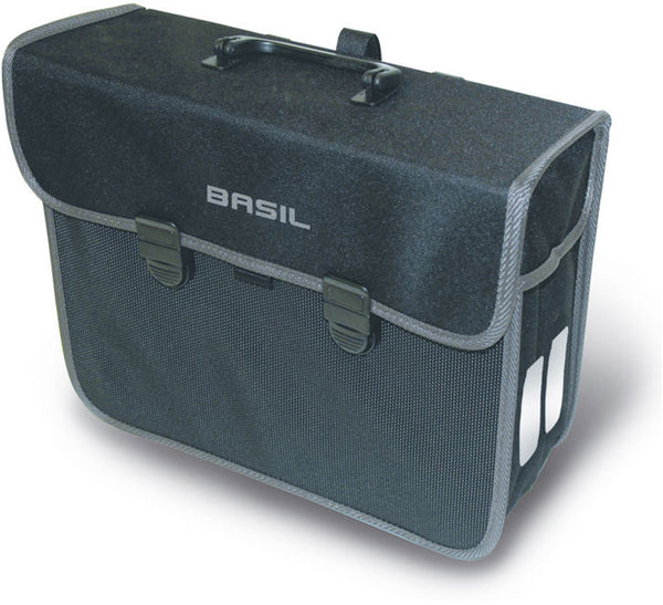 Fietstas Basil Malaga Pakaftas 13 liter 32x13x29cm - zwart