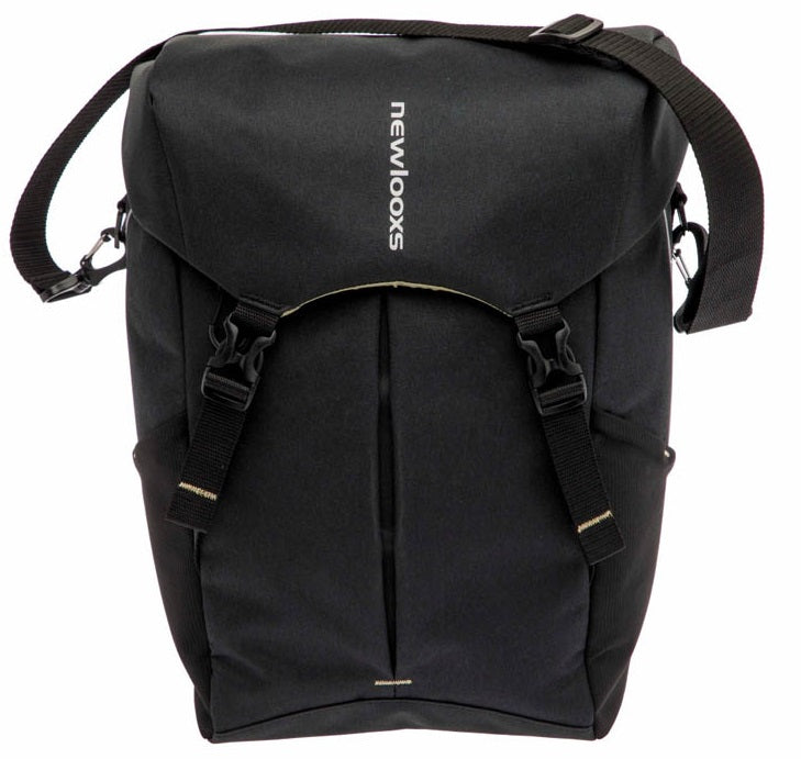 Enkele fietstas New Looxs Sports 20 liter 32 x 18 x 40 cm - zwart