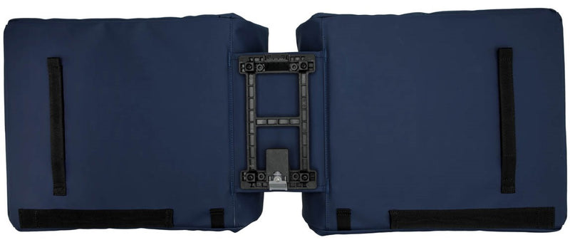 Dubbele fietstas New Looxs Odense MIK 39 liter 34 x 16 x 38 cm (2x) - donkerblauw
