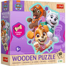 Trefl Houten Puzzel Paw Patrol 50 Stukjes