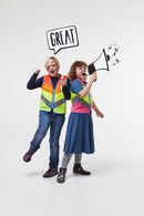 Reflecterend hesje voor kinderen Wowow Rainbow Extra Small - rood/geel/groen