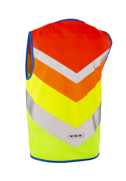 Reflecterend hesje voor kinderen Wowow Rainbow Small - rood/geel/groen