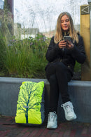 Regenhoes rugzak Wowow Ottowa 20-25 liter - reflecterend geel