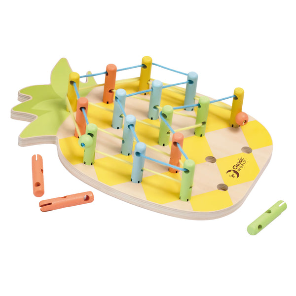 Classic World Houten Ananas Verbindingsspel, 21dlg.