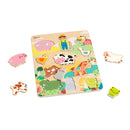 Classic World Houten Inlegpuzzel Boerderij, 12st.