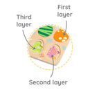 Classic World Houten Inlegpuzzel Dinosaurus, 25st.