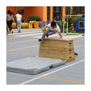 Classic World Houten 4-laagse Springkast Verstelbaar in Hoogte, 80cm