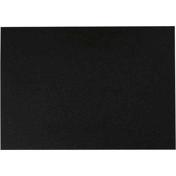 Aquarelpapier Zwart A4 300gr, 10 Vellen