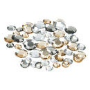 Strassstenen Gouden Flans Rond Divers, 360st.