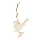 Houten Hanger Vogel, Set van 5