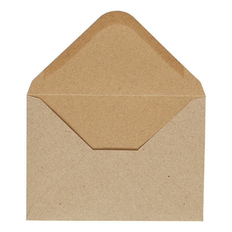 Envelop Naturel, 11,5x15cm, 10st.