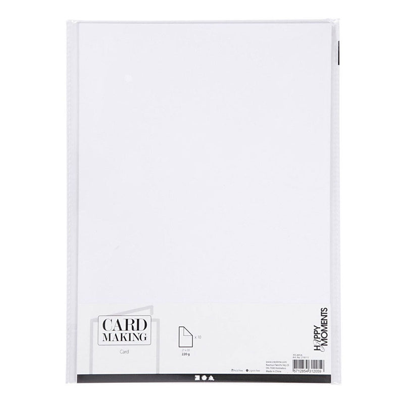 Karton Wit A4 220g, 10st.