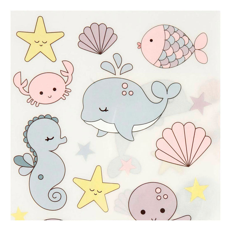 Rub-On Stickers Oceaan, 2 Vellen