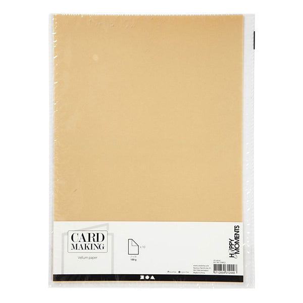 Vellumpapier A4 Naturel, 10 Vellen