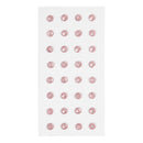 Strasstenen Lichtrood, 32st.