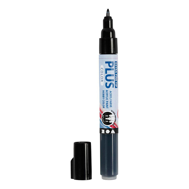 Plus Color Marker Zwart, 5,5ml