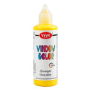 Window Color Sticker en Glasverf - Geel, 90ml