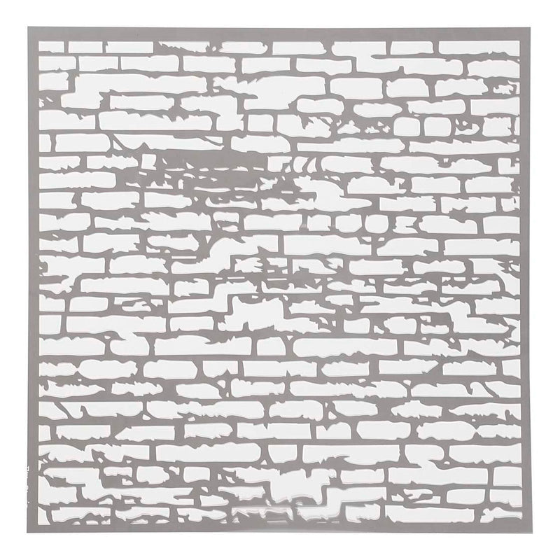 Sjabloon Stenen Muur, 30,5x30,5cm