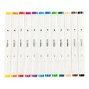 Tekenstift Standaard Kleuren, 12st. Dubbelzijdig