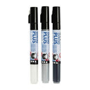 Plus Color Marker - Zwart/Off-white/Rain Grey, 3st.