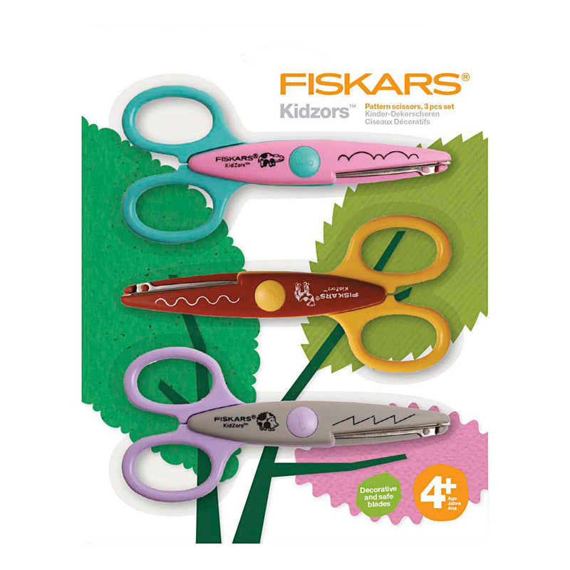 Fiskars Kidzors Kartelscharen Nijlpaard Kameel Egel- 3st.