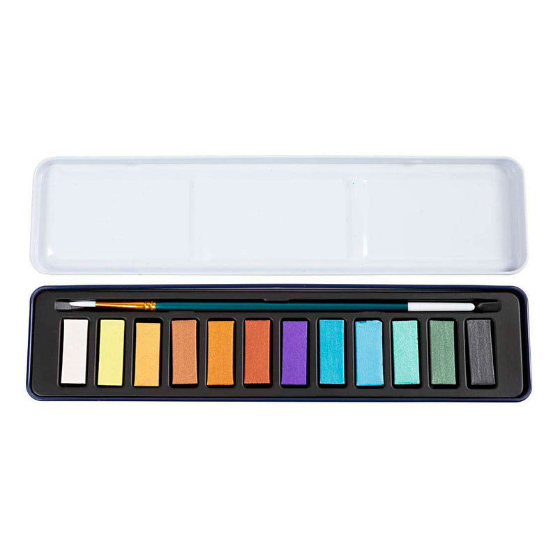 Aquarelset Metallic Kleuren - 12 Kleuren