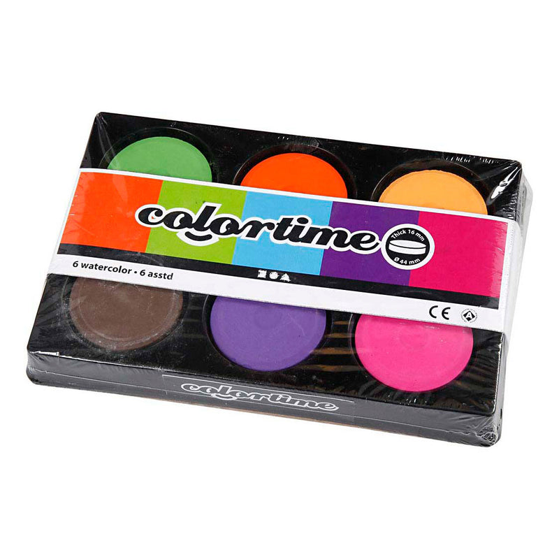 Waterverf Extra Kleuren - 6 Kleuren