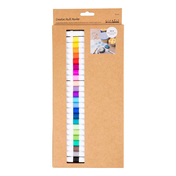 Creatieve Multi Stift 4mm Diverse Kleuren - 24st.