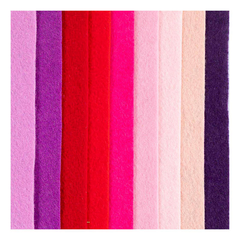 Hobbyvilt A4 Dikte 2mm Paars en Roze Harmonie - 10st.