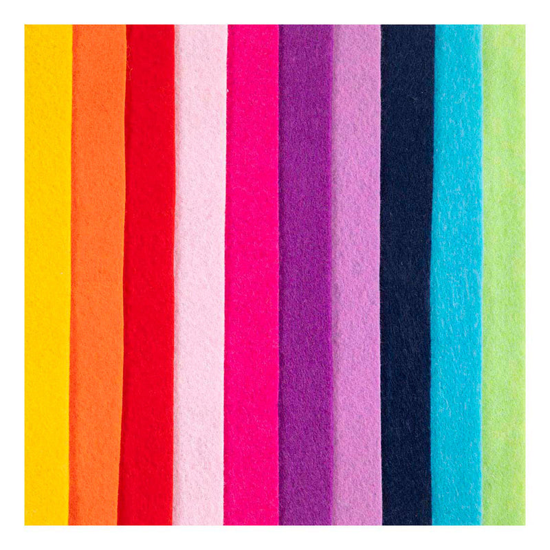 Hobbyvilt A4 Dikte 2mm Kleurrijk - 10st.