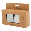 Blikjes Cirkel en Vierkant - 4st.