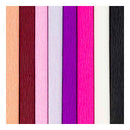 Crepepapier Paars en Roze Harmonie - 8st.