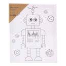 Schildercanvas met Print Robot - 24x30cm