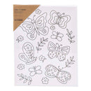 Schildercanvas met Print Vlinders - 24x30cm