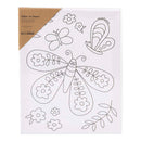 Schildercanvas met Print Grote Vlinder - 24x30cm