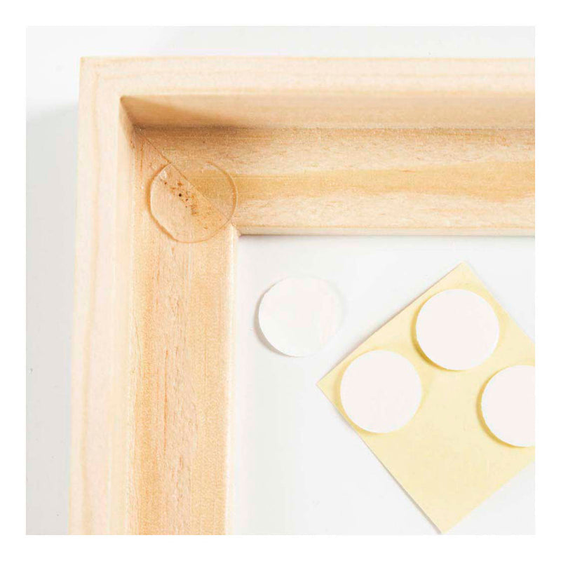 Gespannen Canvas met Lijst 280gr. 21x29,7cm - Wit