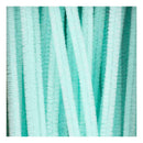 Chenille 6mm x 30cm Licht Turquoise - 50st.
