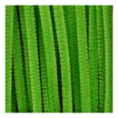 Chenille 6mm x 30cm Lime Groen - 50st.
