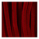 Chenille 6mm x 30cm Donkerrood - 50st.