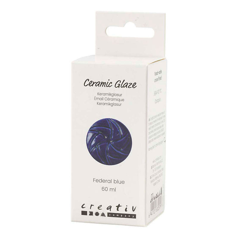 Keramiek Glazuur 984-1101 C Dekkend Federal Blue - 60ml