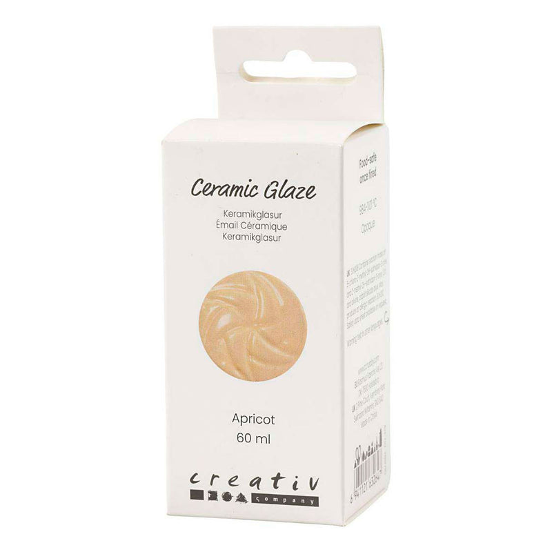 Keramiek Glazuur 984-1101 C Dekkend Apricot - 60ml