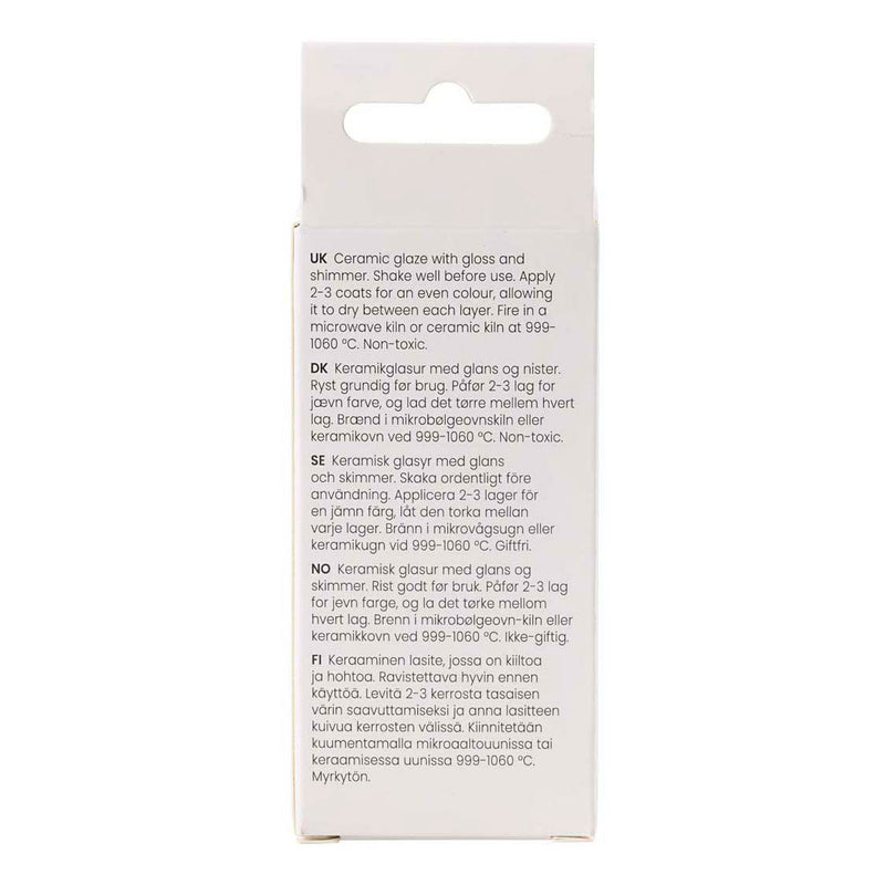 Gespikkeld Keramiek Glazuur 999-1060 C Dekkend Blue by You - 60ml