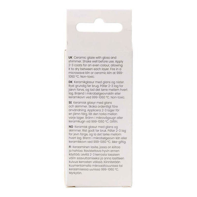 Gespikkeld Keramiek Glazuur 999-1060 C Dekkend Tutto Nero - 60ml