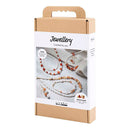 Hobbyset Sieraden Beige Burnt Orange Wit Parelmoer