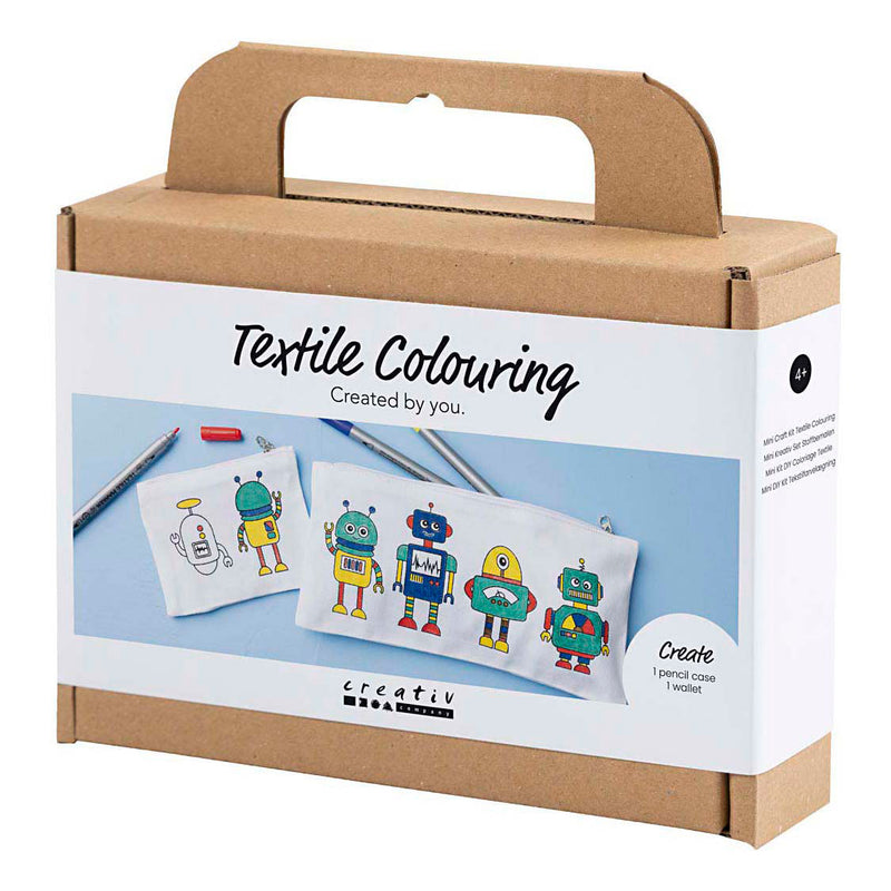 Mini Hobbyset Textiel Decoreren Robot Primair Kleuren