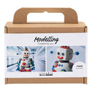 Mini Hobbyset Robot Boetseren Blauw Grijs en Rood