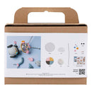 Mini Hobbyset Robot Boetseren Grijs en Roze